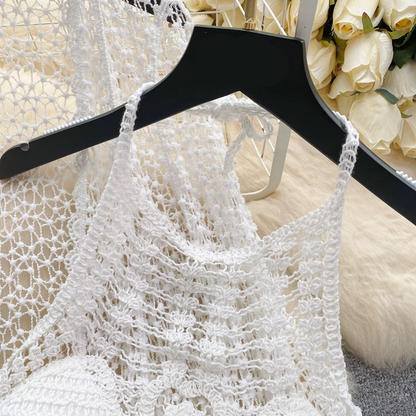 CAMI WITH CARDIGAN & SKIRT