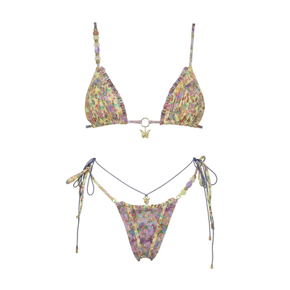 BIKINI + COVERUP PANT RESORT WEAR