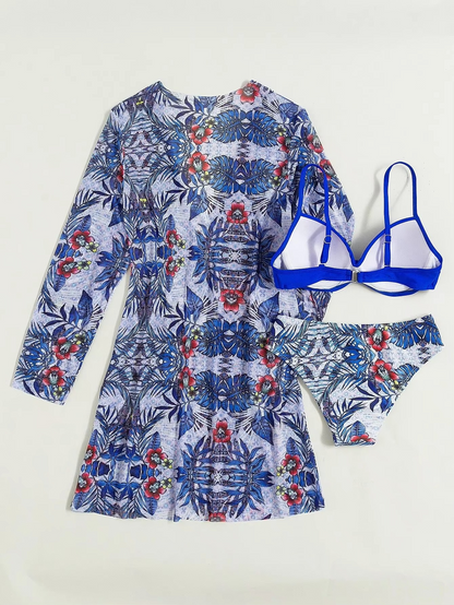 3-PIECE BIKINI WITH COVERUP