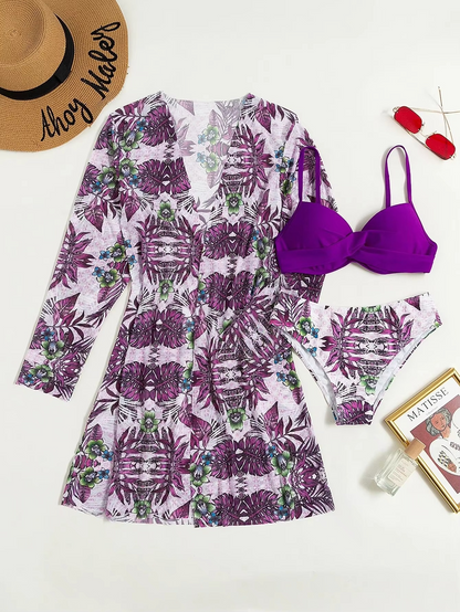 3-PIECE BIKINI WITH COVERUP