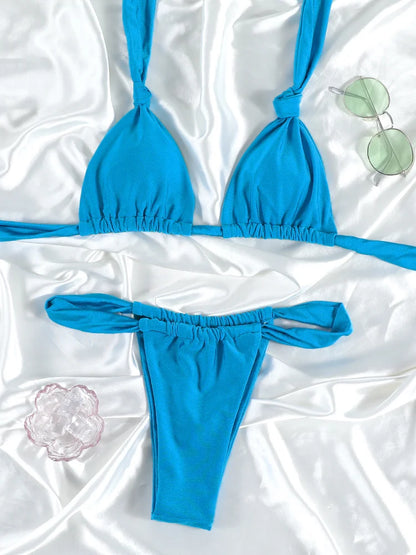 RHODES SOLID BIKINI SET