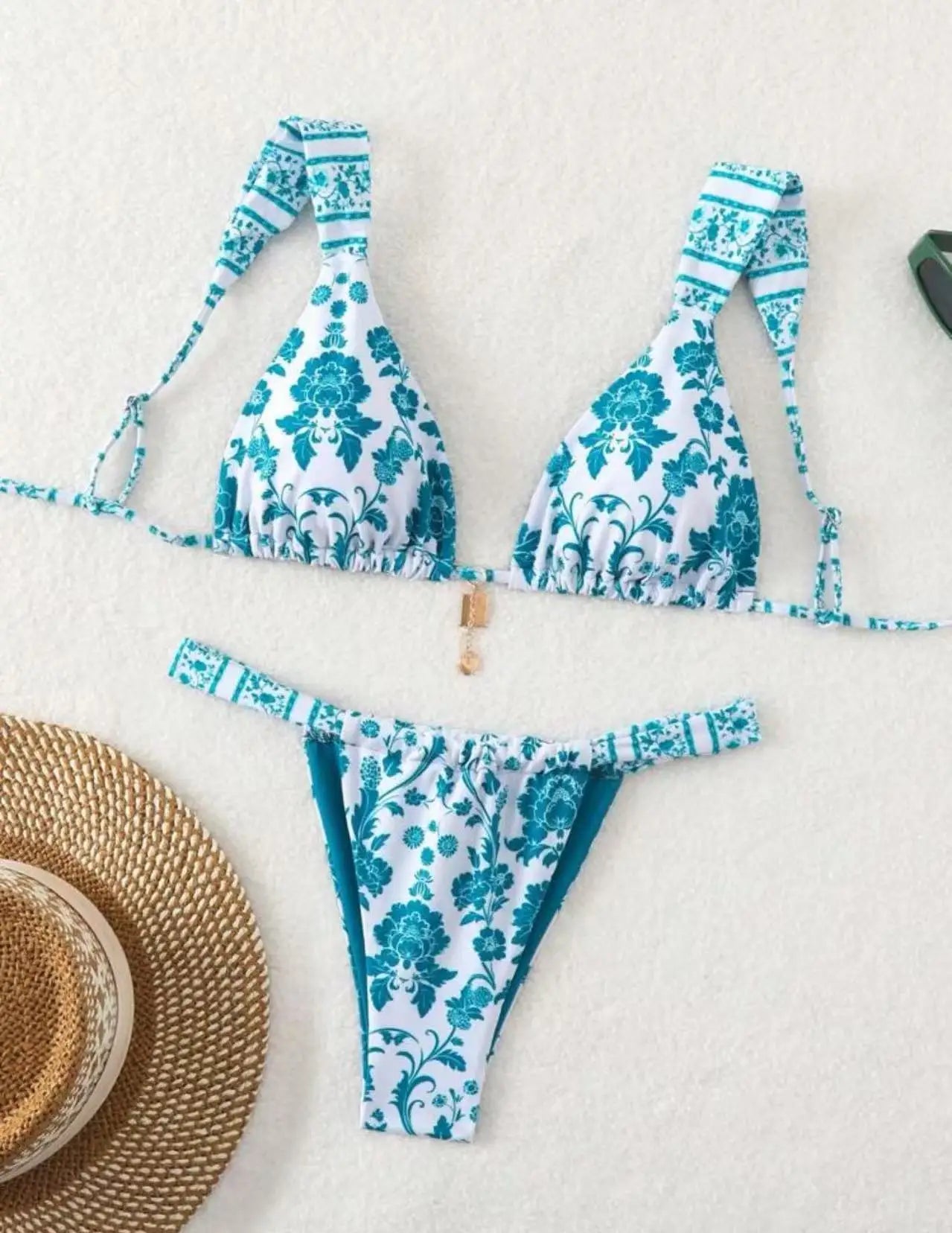 STRAPPY TRIANGLE BIKINI SET