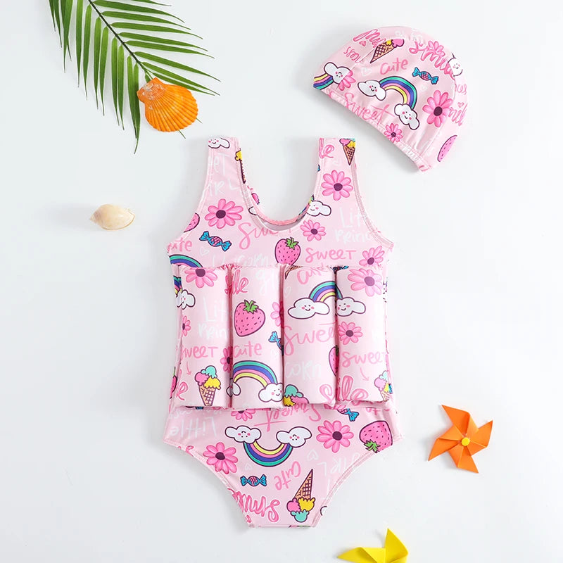 GIRLS FLOATING SWIMSUIT