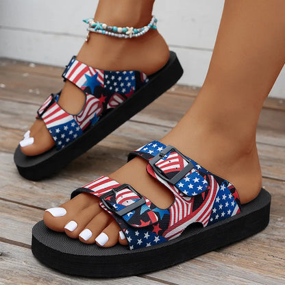 BUCKLE BEACH SANDALS
