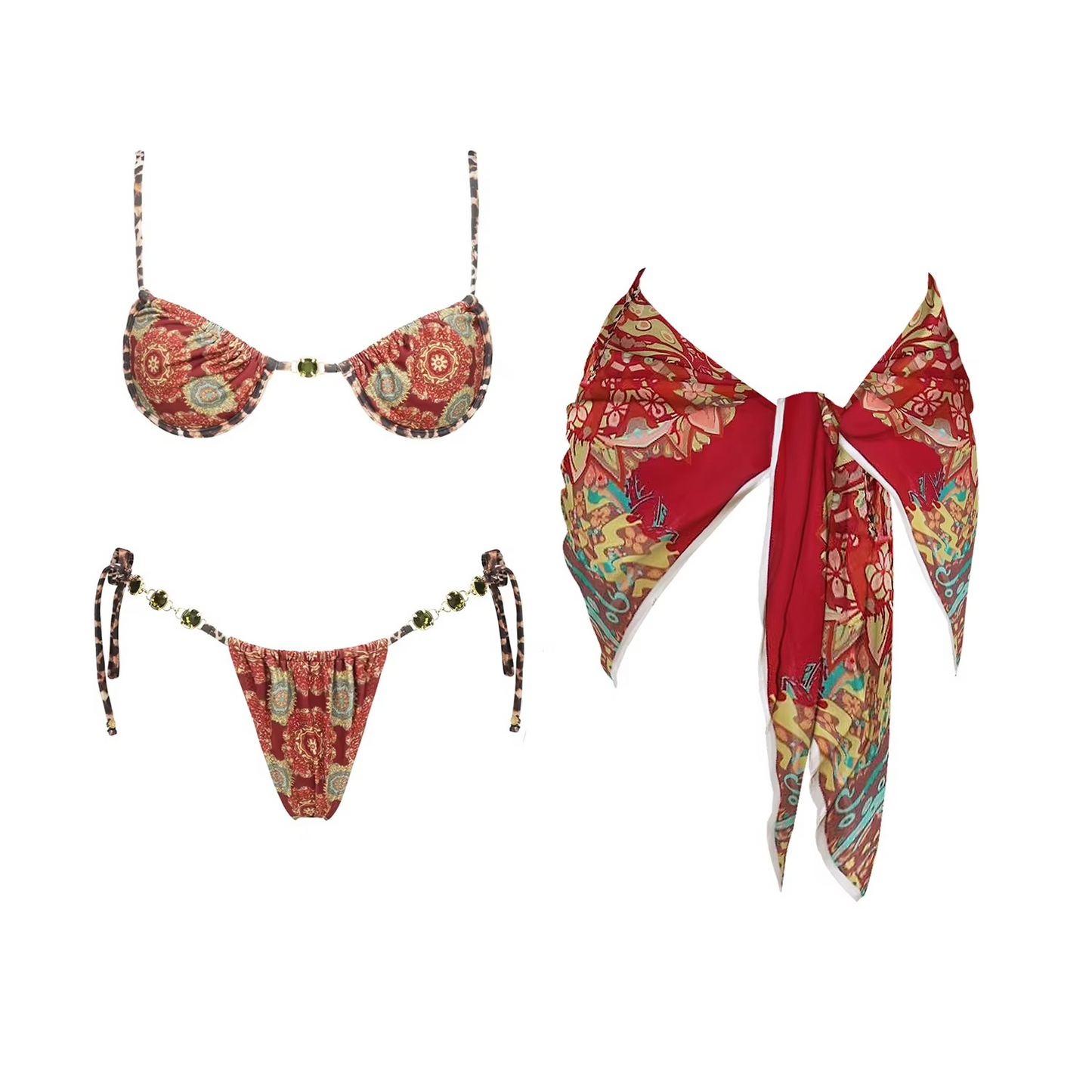 BIKINI + COVERUP RESORT WEAR