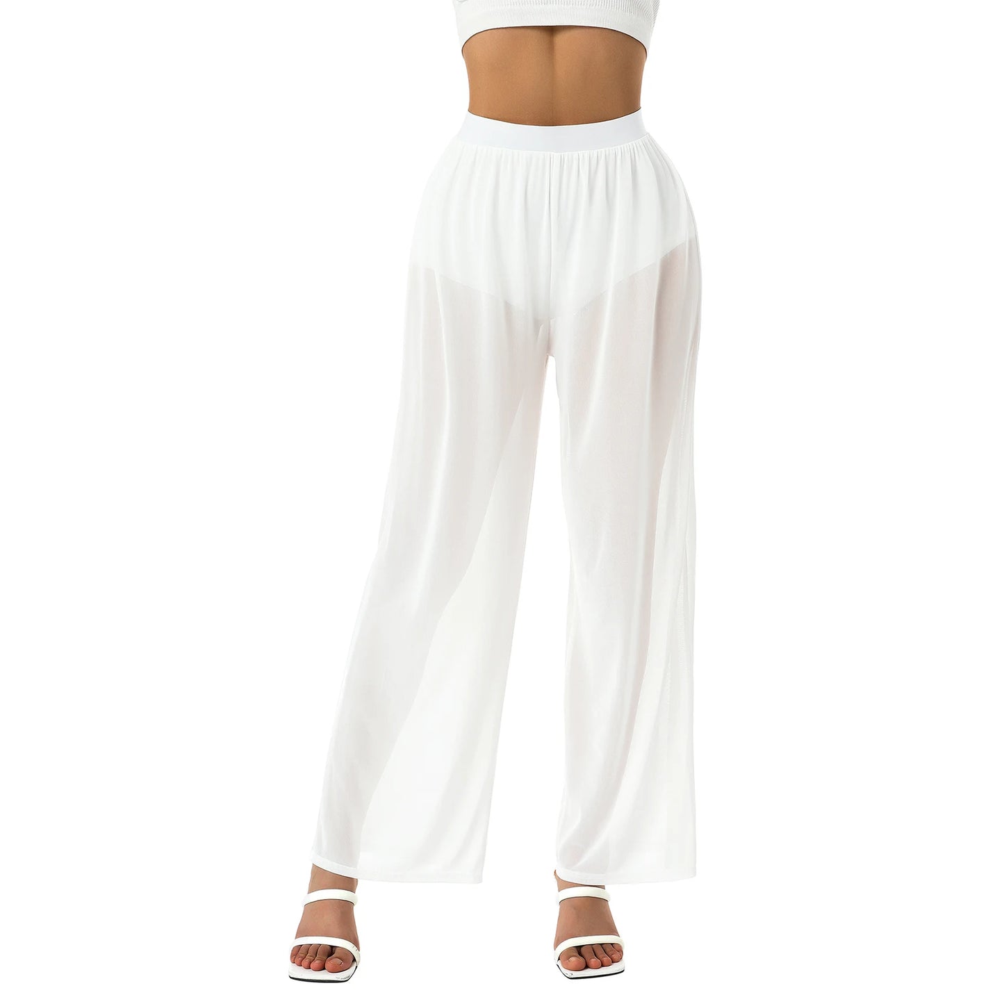 SHEER COVER-UP PANTS