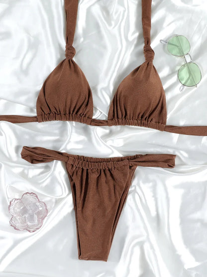 RHODES SOLID BIKINI SET