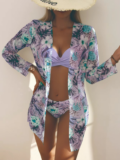 3-PIECE BIKINI WITH COVERUP