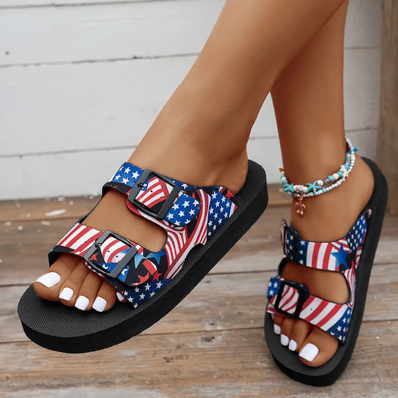 BUCKLE BEACH SANDALS