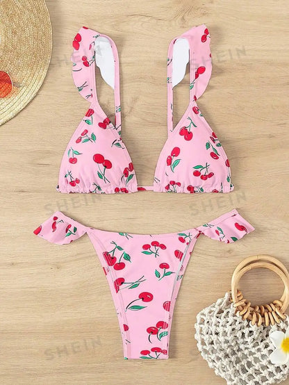 RUFFLE PUSHUP BIKINI