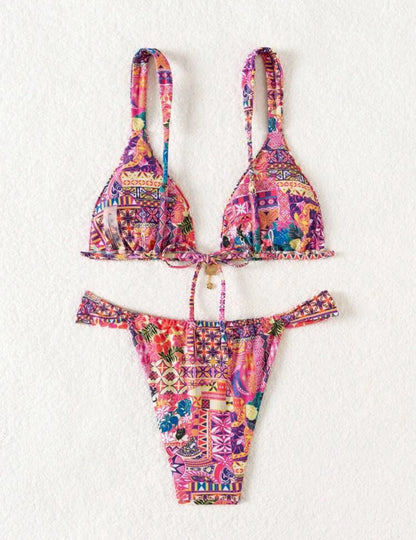 STRAPPY TRIANGLE BIKINI SET