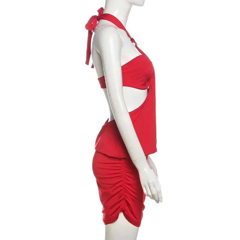 BANDEAU CUTOUT SKIRT