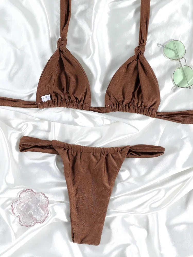 RHODES SOLID BIKINI SET