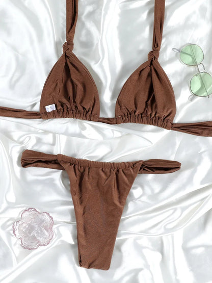 RHODES SOLID BIKINI SET