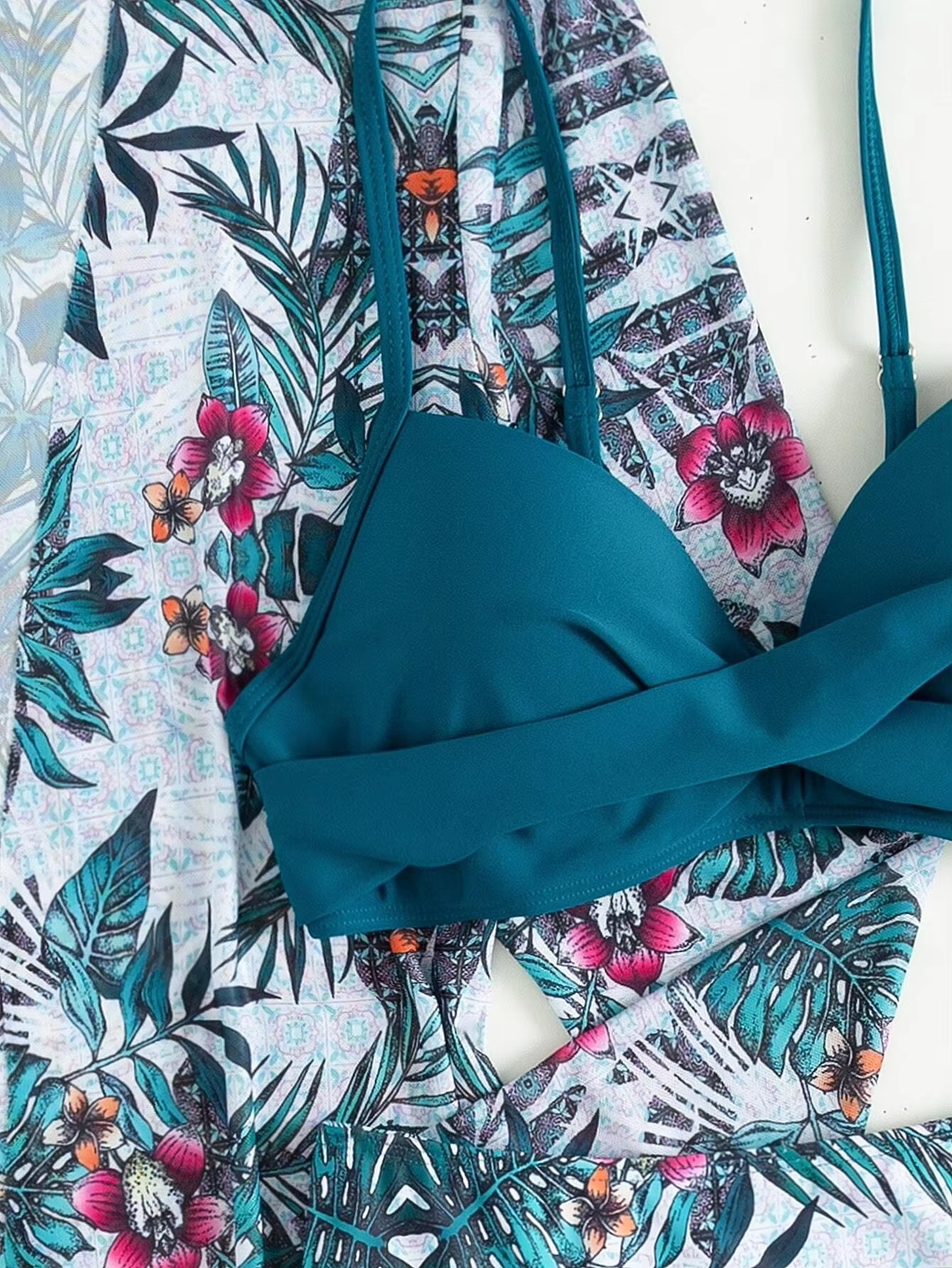 3-PIECE BIKINI WITH COVERUP