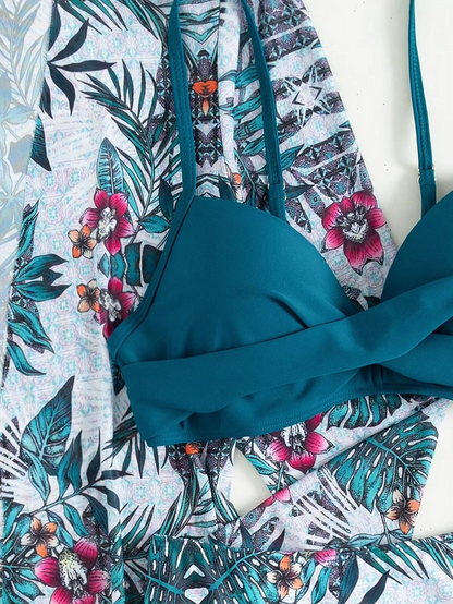 3-PIECE BIKINI WITH COVERUP