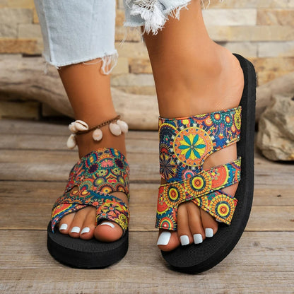 OPEN TOE BEACH SANDALS