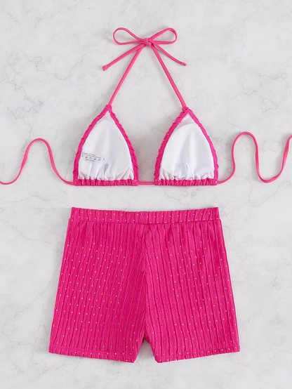 HALTER TOP WITH HIGHWAIST