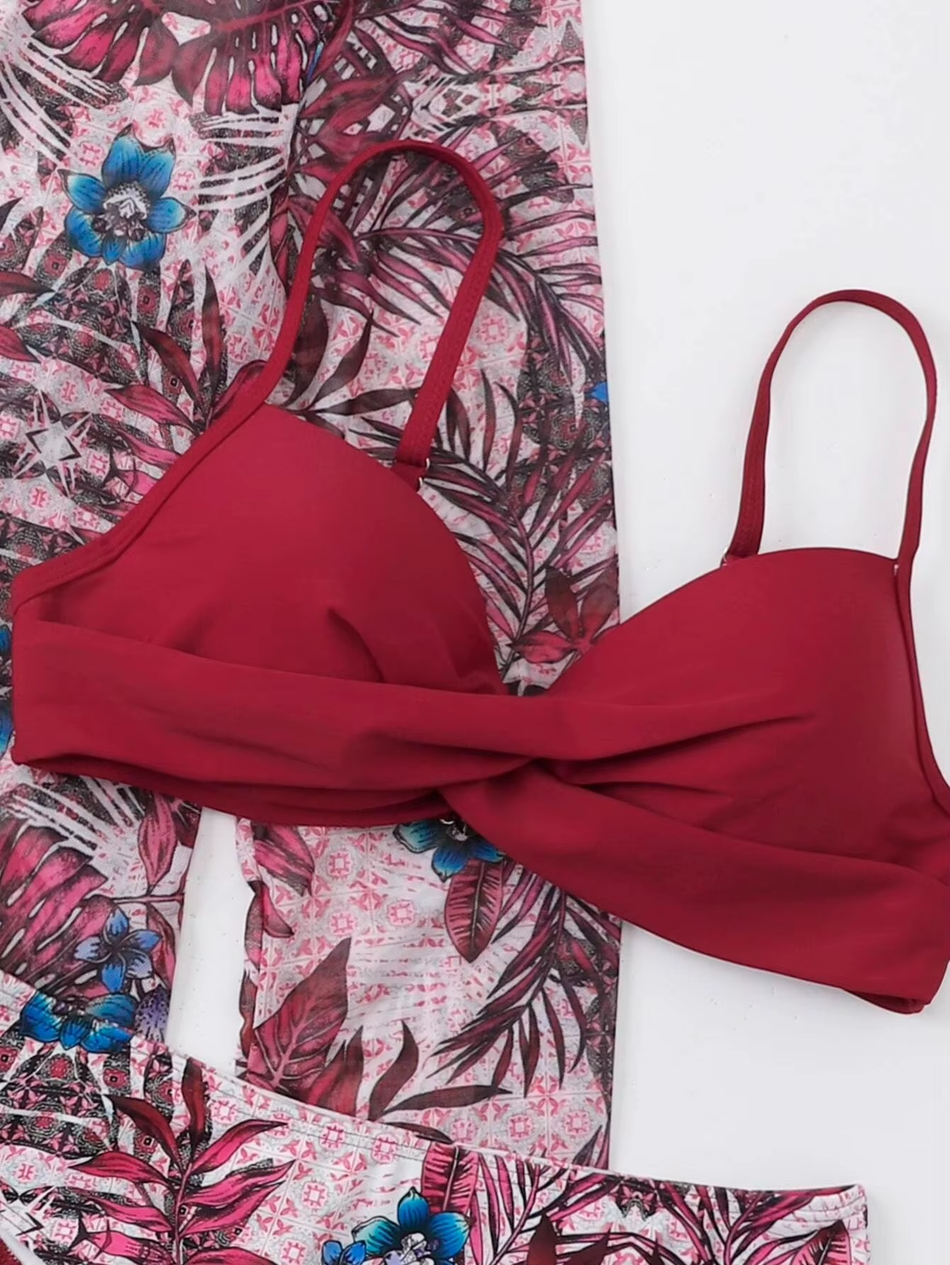 3-PIECE BIKINI WITH COVERUP
