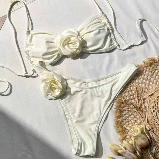 3D FLORAL BIKINI