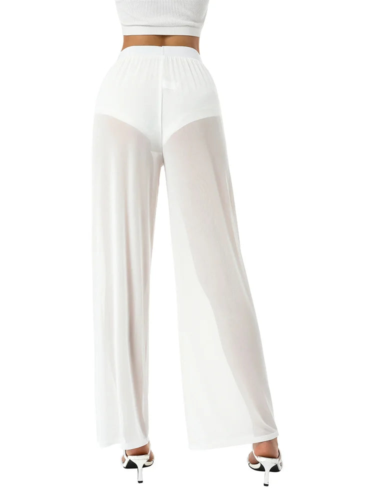 SHEER COVER-UP PANTS