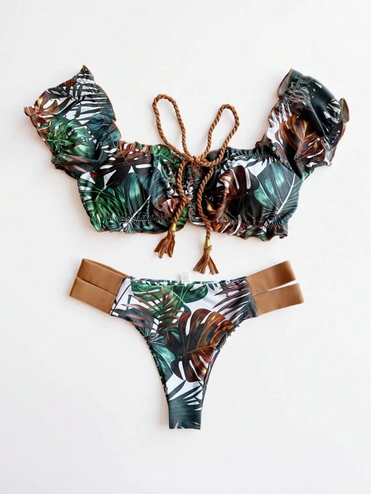 RUFFLE PUSHUP BIKINI