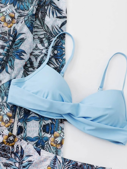 3-PIECE BIKINI WITH COVERUP