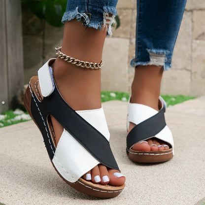 PEP TOE ROMAN SANDALS