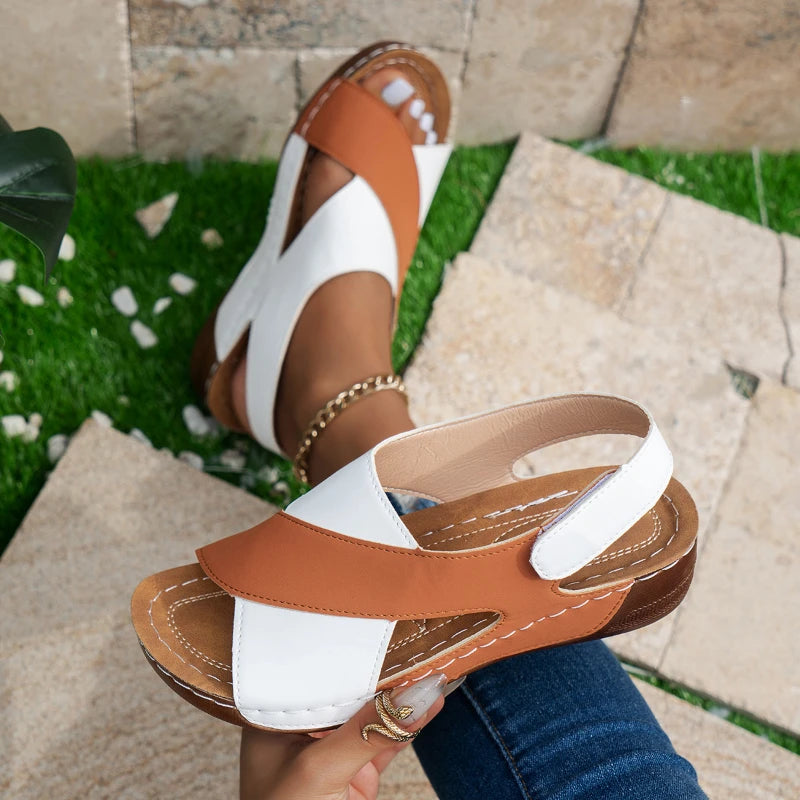 PEP TOE ROMAN SANDALS