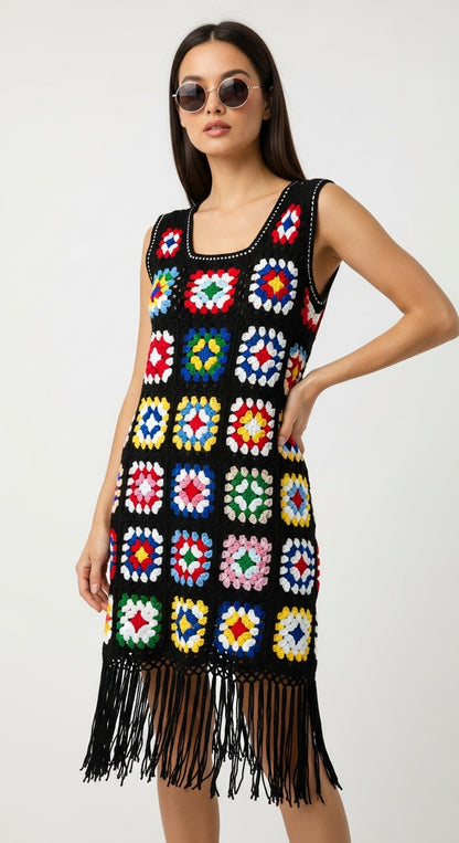 HOLOW OUT SUMMER DRESS