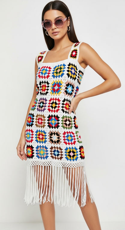 HOLOW OUT SUMMER DRESS