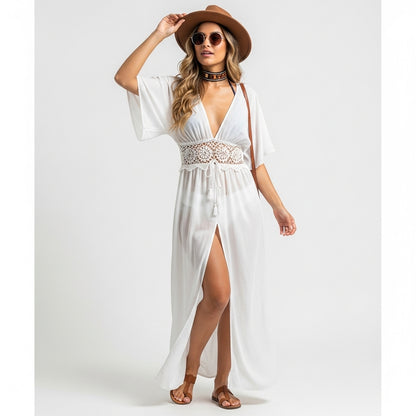 LONG CARDIGAN COVER UP